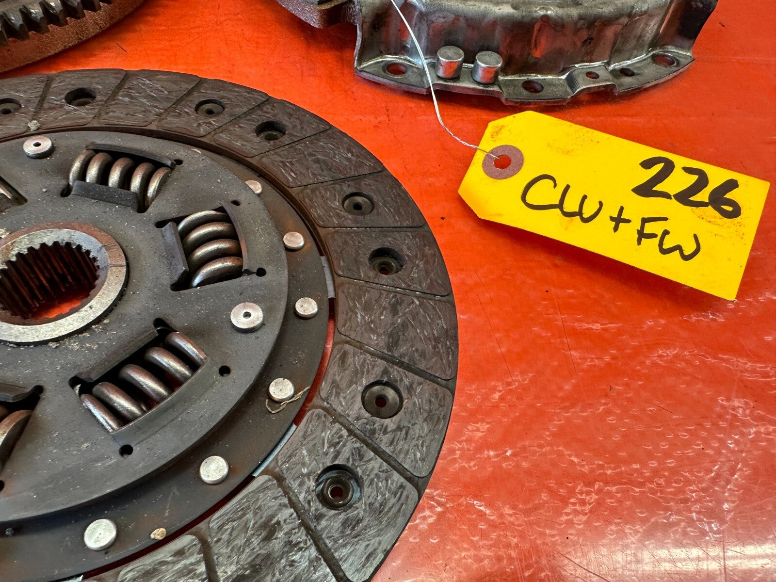 90 01 B16 B18 B20 B SERIES   CLUTCH AND FLYWHEEL SET UP   6 PUCK SPRUNG   #2263