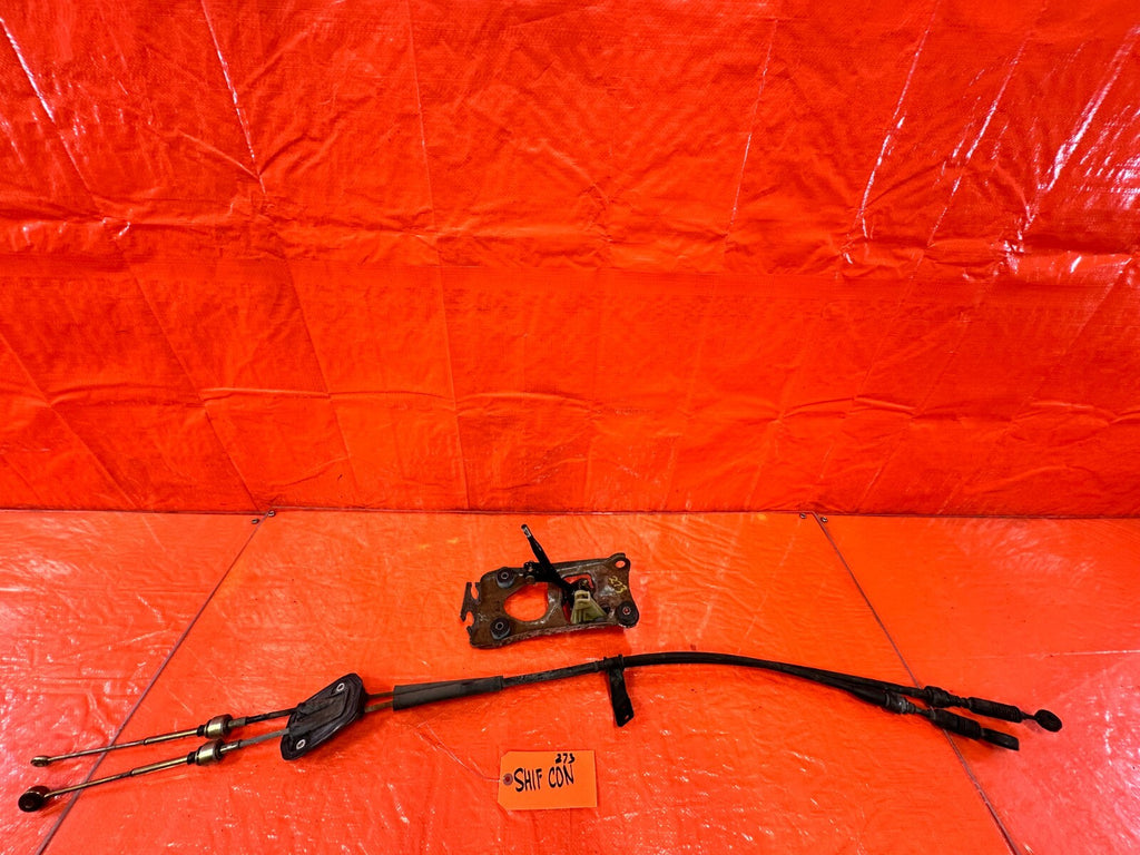 92 96 HONDA PRELUDE   MANUAL STICK SHIFT SHIFTER CABLE SET CABLES WIRES OEM #2730