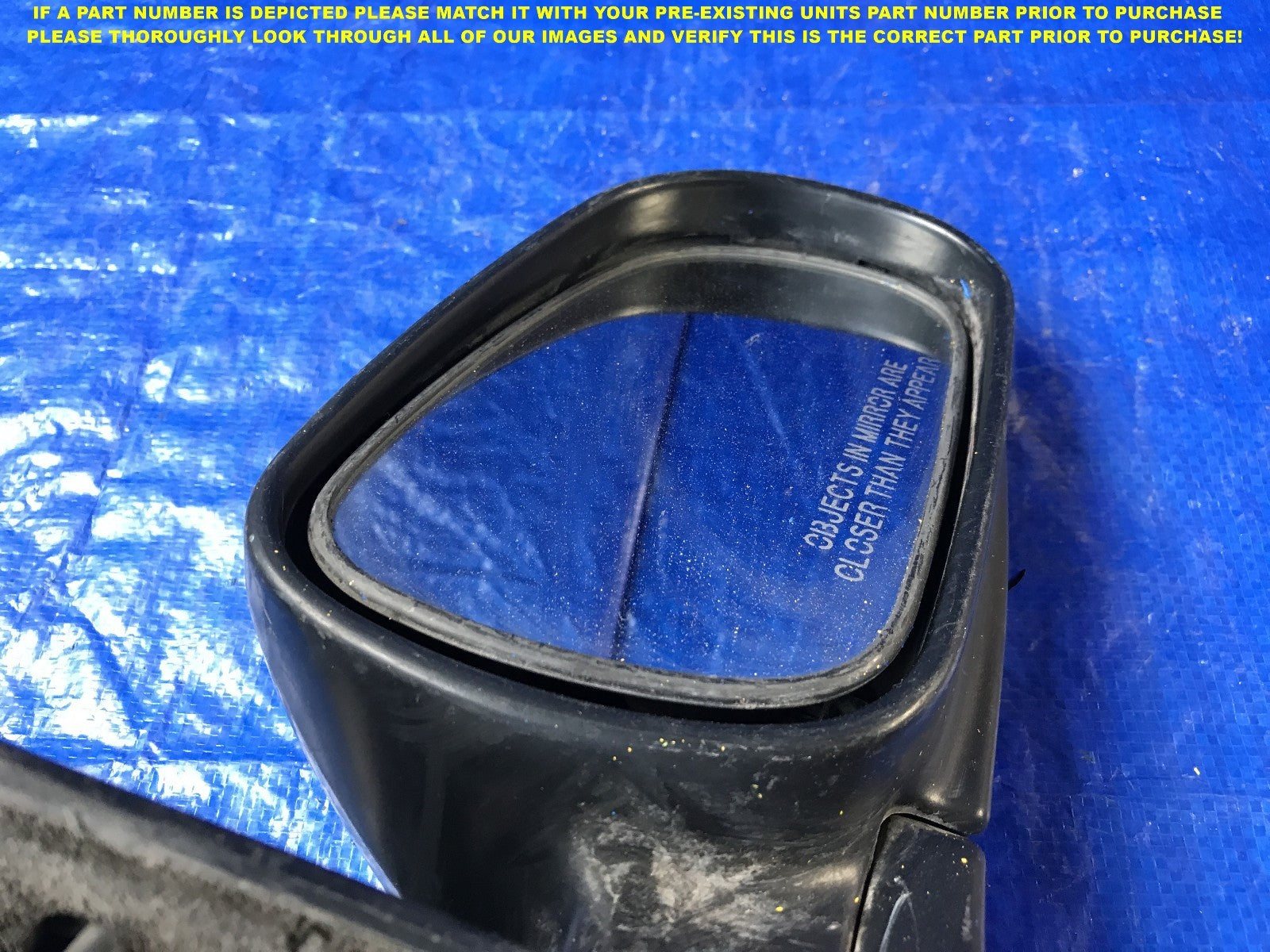 OEM 1992 1993 1994 ACURA VIGOR PASSENGER RIGHT SIDE VIEW MIRROR E6019050  7