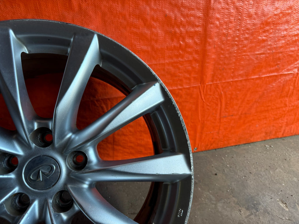 08 15 INFINITI G37 Q60   10 SPOKE   18 INCH   FRONT WHEEL RIM   OEM #310 13