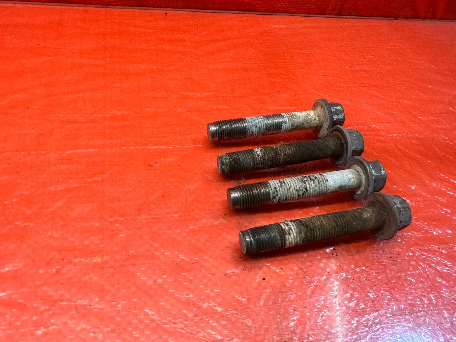 09 12 LANCER EVOLUTION X EVO 10   FRONT SUB FRAME CROSSMEMBER BOLTS HARDWARE 2068