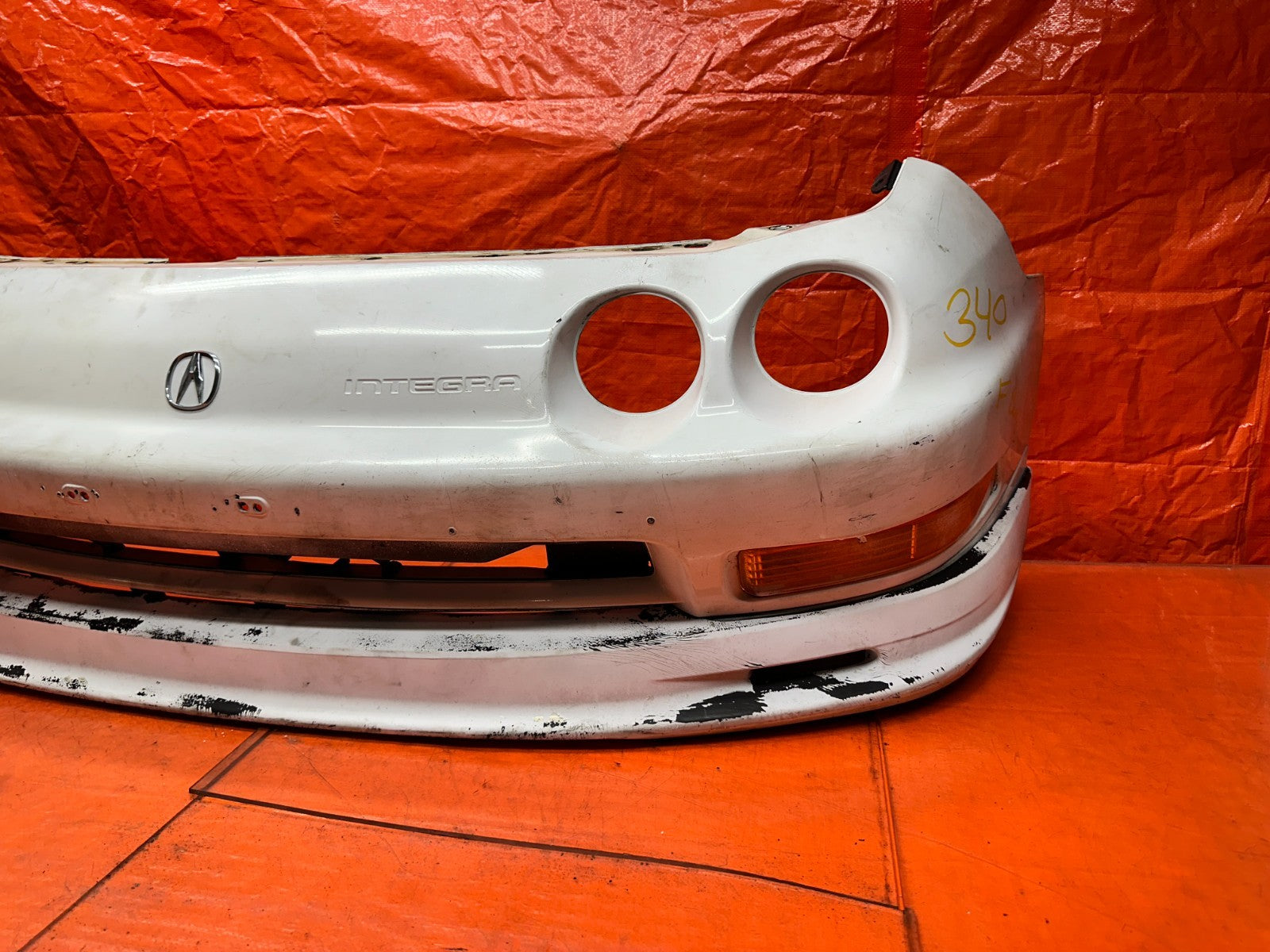 94-01 ACURA INTEGRA FRONT BUMPER COVER ASSEMBLY WITH MUGEN LIP OEM #3407