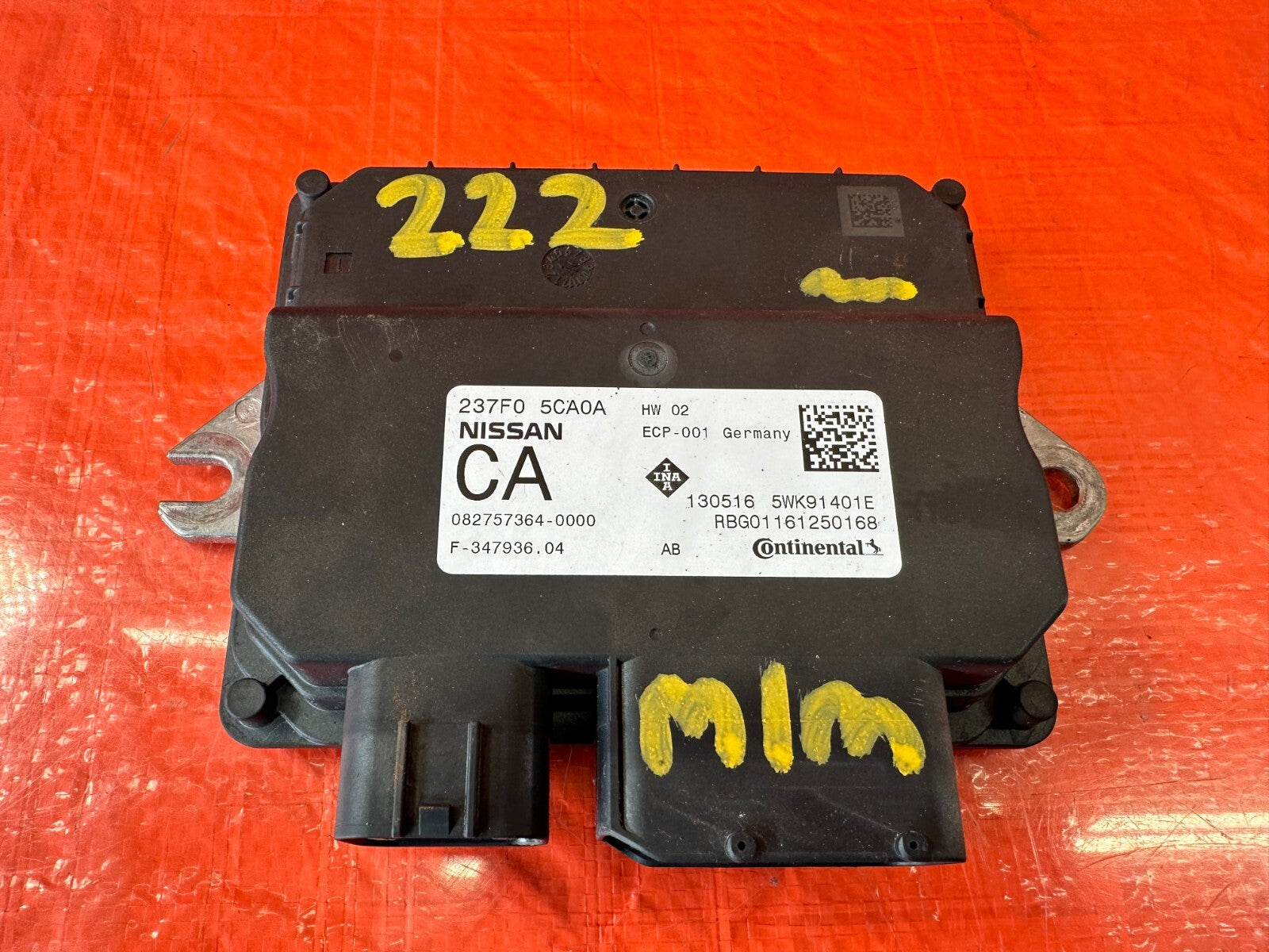 OEM 2017 17 INFINITI Q60 AWD 3.0L TT   VTC CONTROL MODULE   237F0 5CA0A   #2222