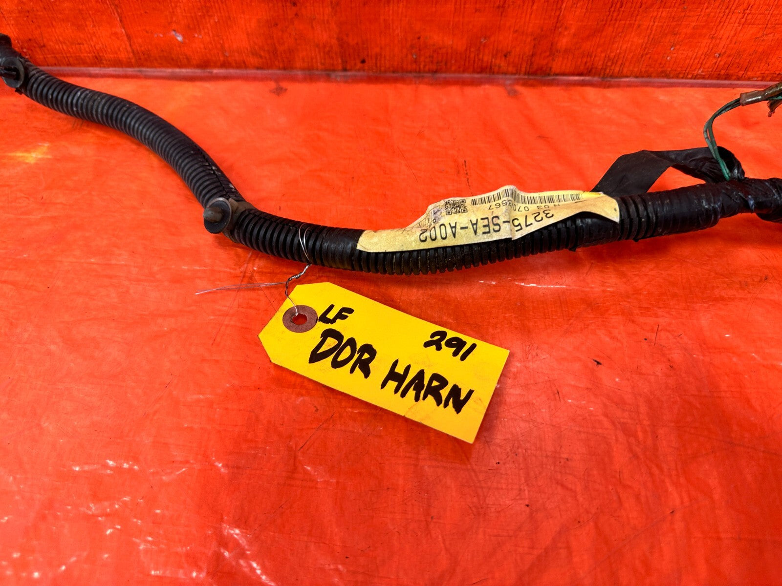 06 08 ACURA TSX   DRIVER LEFT FRONT DOOR WIRING HARNESS WIRE LOOM   OEM #2911