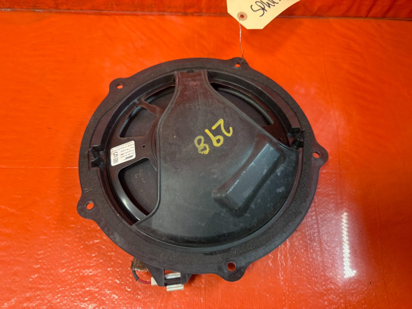 08 15 INFINITI G37 Q60 COUPE  PASSENGER RIGHT DOOR   BOSE SPEAKER   OEM #3287