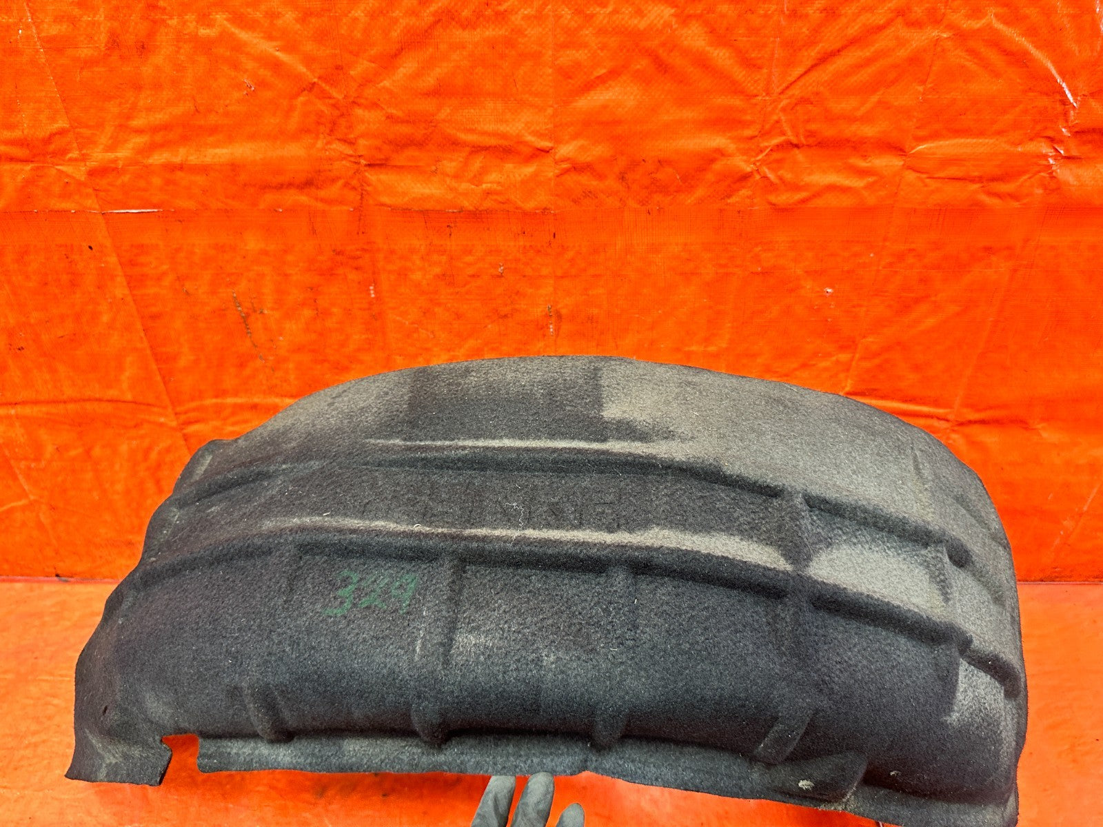 09 15 INFINITI G37 Q60 CONVERTIBLE RIGHT PASS REAR FENDER WHEEL WELL LINER #3298