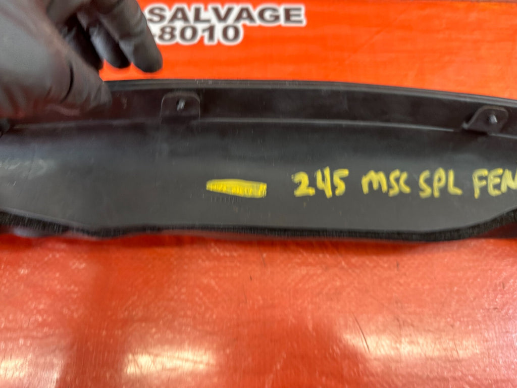 08 15 INFINITI G37 & Q60 COUPE DRIVER LEFT FRONT   FENDER SEAL TRIM GASKET #24512