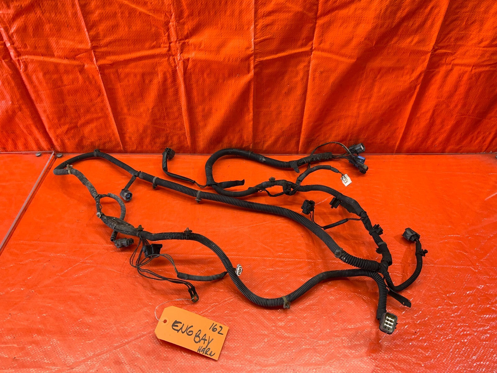 98 99 HONDA CIVIC EX LX SEDAN HEADLIGHT HARNESS ENGINE ROOM BAY WIRING LOOM #1624
