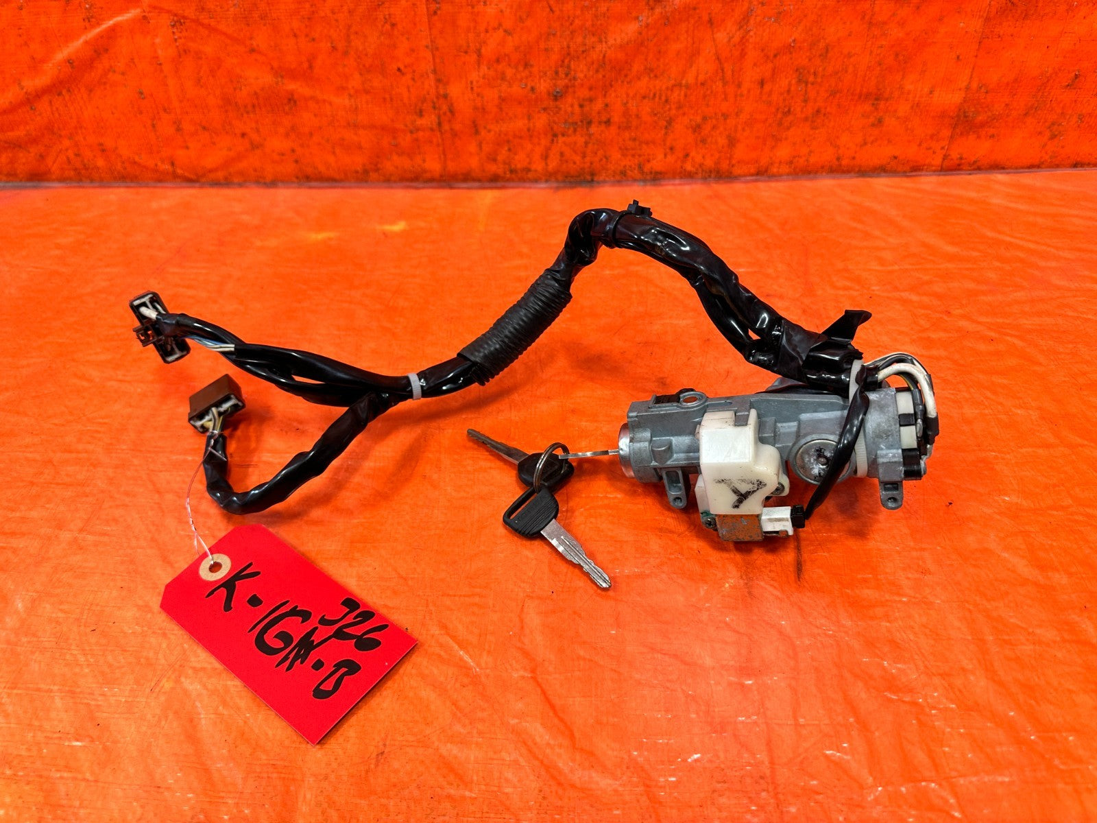 92 95 HONDA CIVIC   5 SPEED MANUAL IGNITION SWITCH WITH HARNESS   OEM #3268