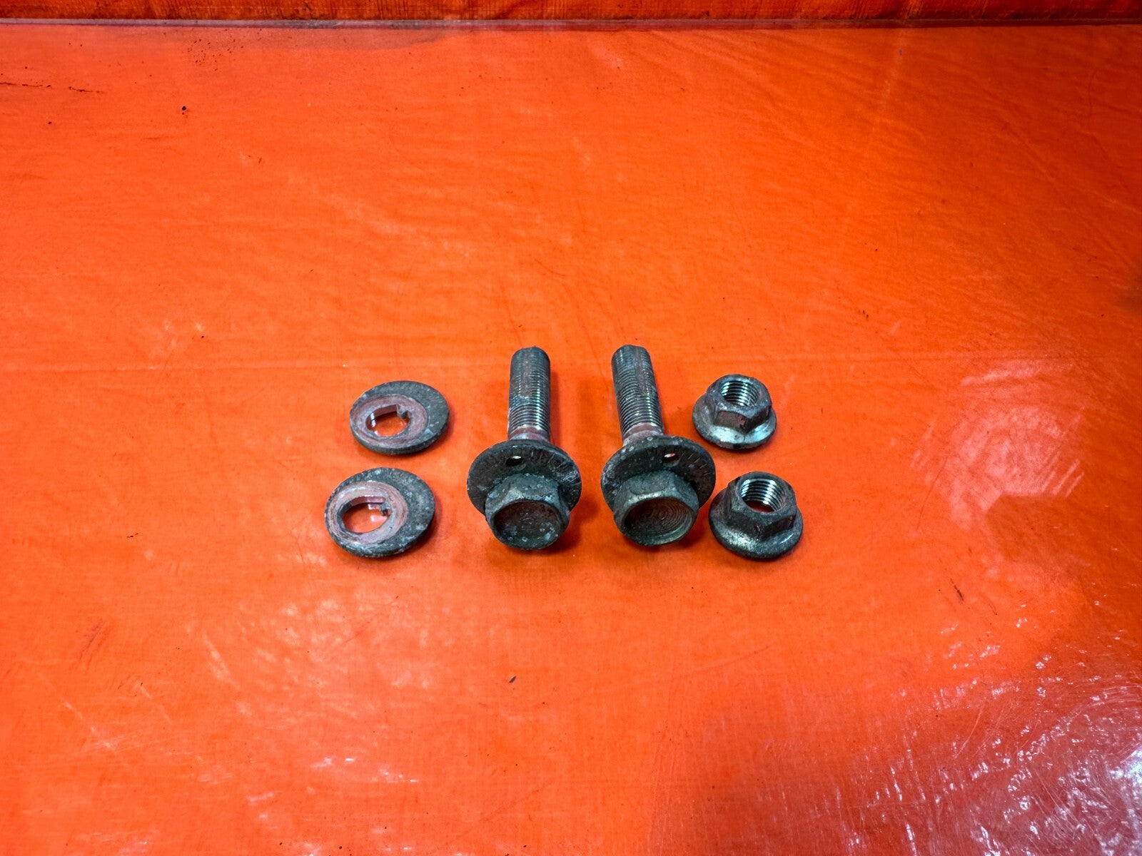 13 20 SUBARU BRZ   REAR CASTER CAMBER ADJUSTMENT BOLTS   OEM #2922