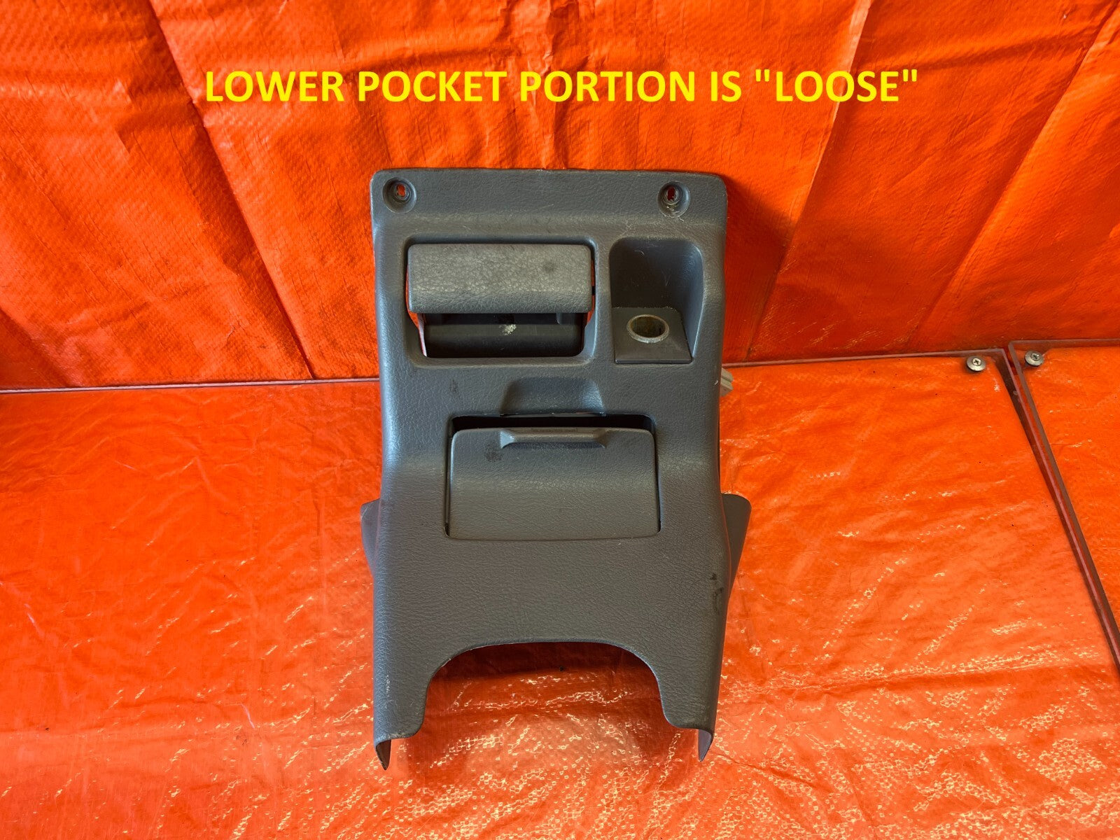 92 95 HONDA CIVIC   DASHBOARD CENTER CONSOLE STORAGE COMPATRMENT GRAY OEM #1470