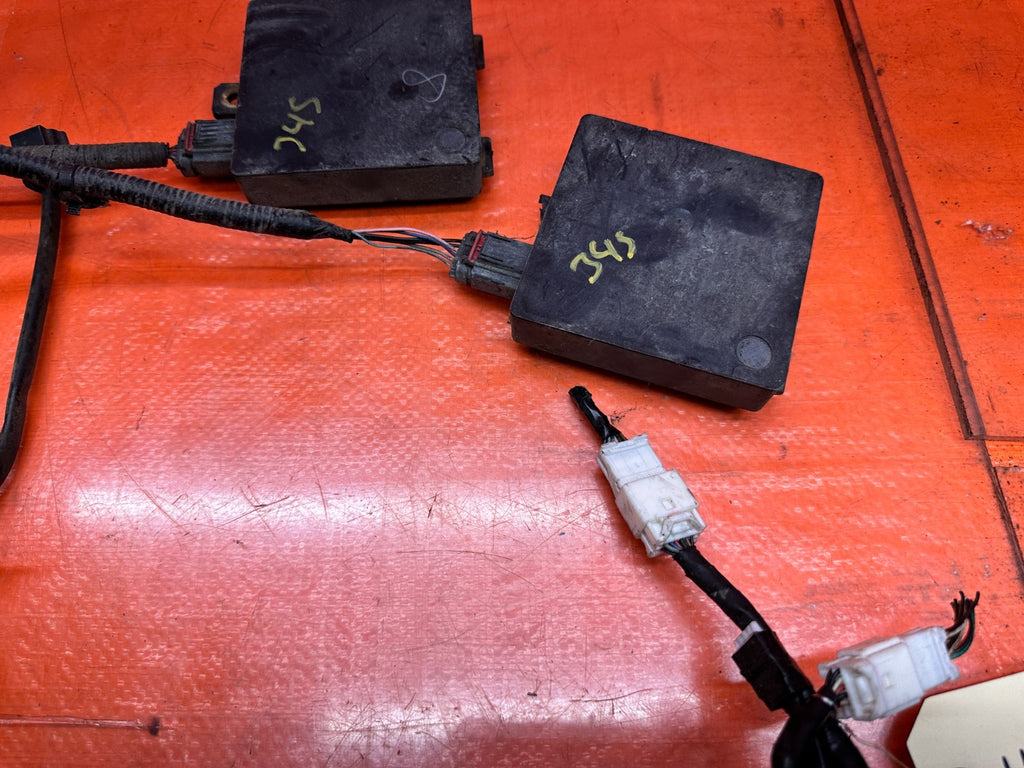 14-15 INFINITI Q50 3.7L AWD REAR BUMPER PARKING SENSORS HARNESS MODULE BOXES #345
