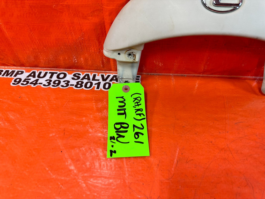 02 06 LEXUS SC430   LEFT OR RIGHT FRONT SEAT   UPPER TRIM   ECRU   OEM #2614