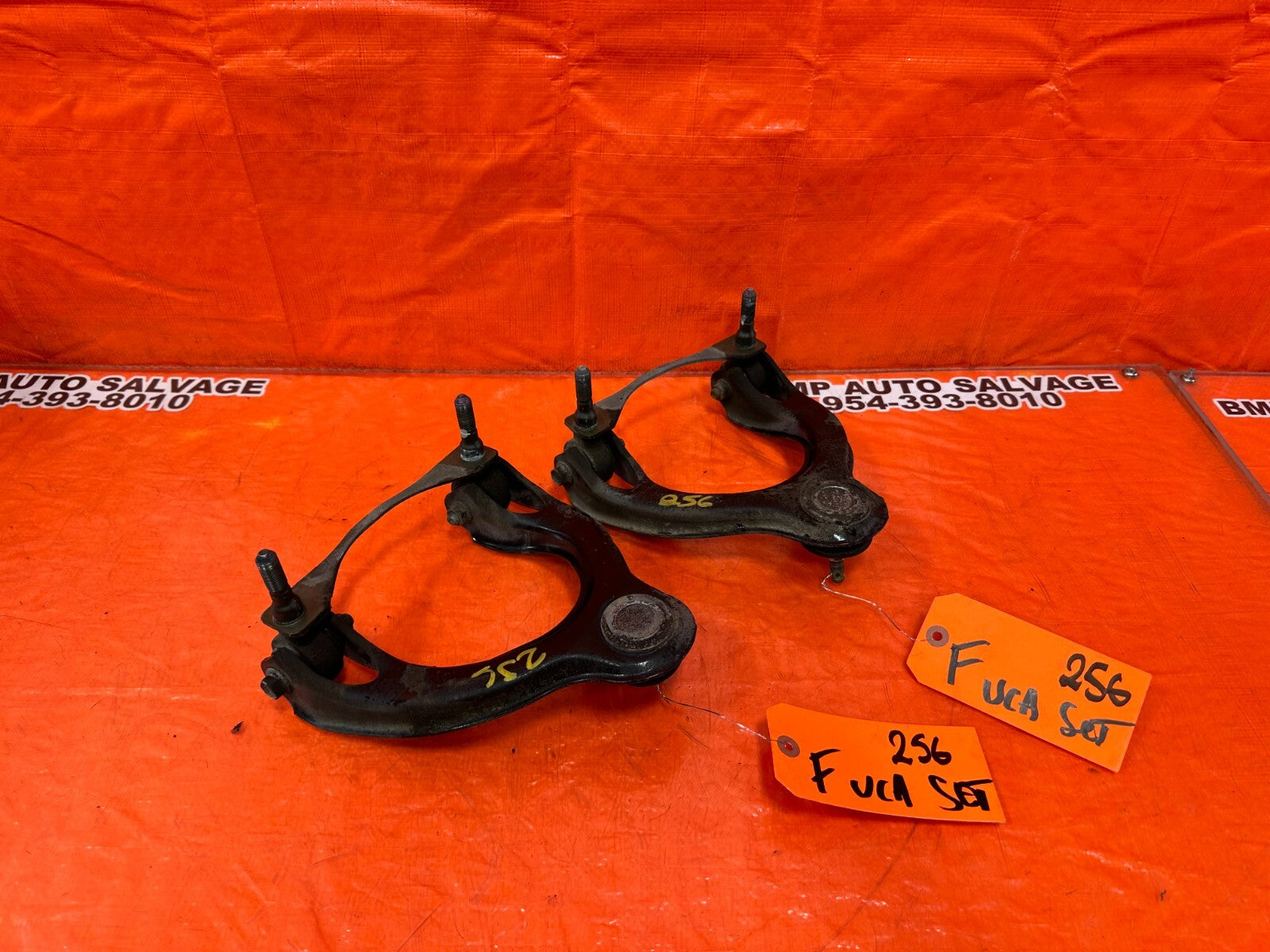 93 97 HONDA DEL SOL   FRONT UPPER CONTROL ARMS LEFT & RIGHT SET   OEM #2560