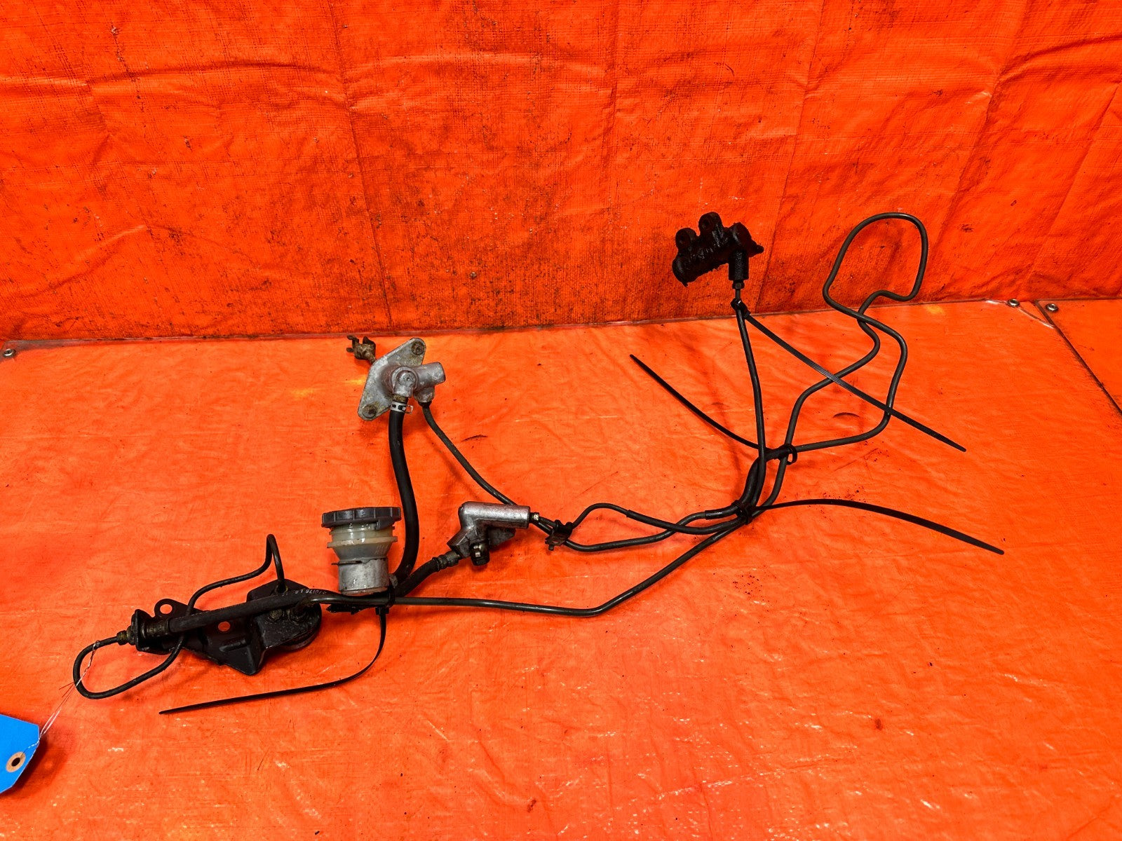 97 01 HONDA PRELUDE   CLUTCH MASTER CYLINDER W/ LINE   OEM FACTORY #32312