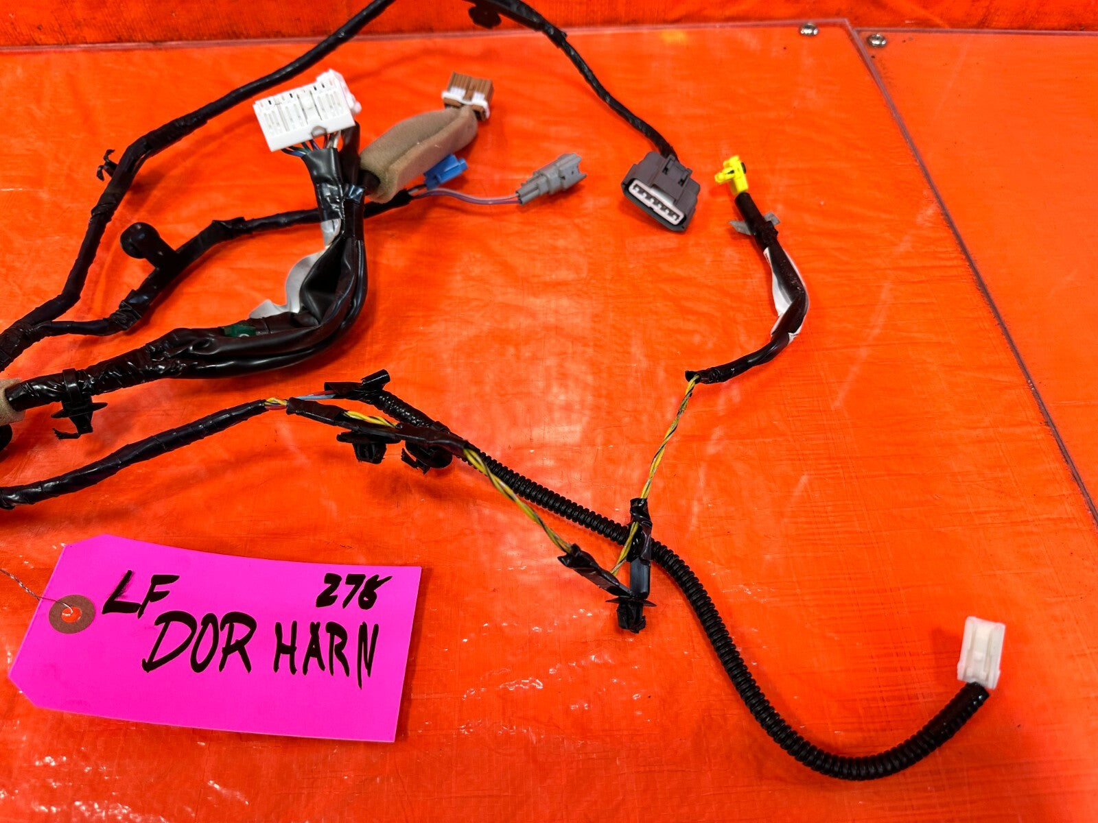 2013 13 INFINITI G37 S CONVERTIBLE   DRIVER LEFT FRONT DOOR WIRE HARNESS OEM 2781