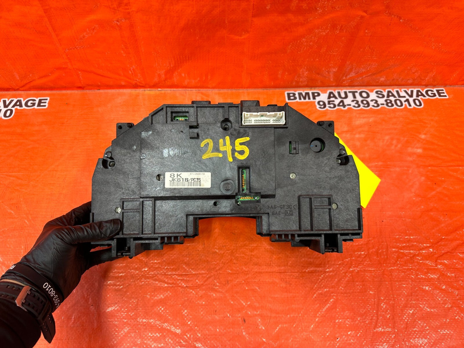 2008 INFINTI G37 COUPE S SPORT 6 SPEED MANUAL   INSTRUMENT GAUGE CLUSTER OEM 2459