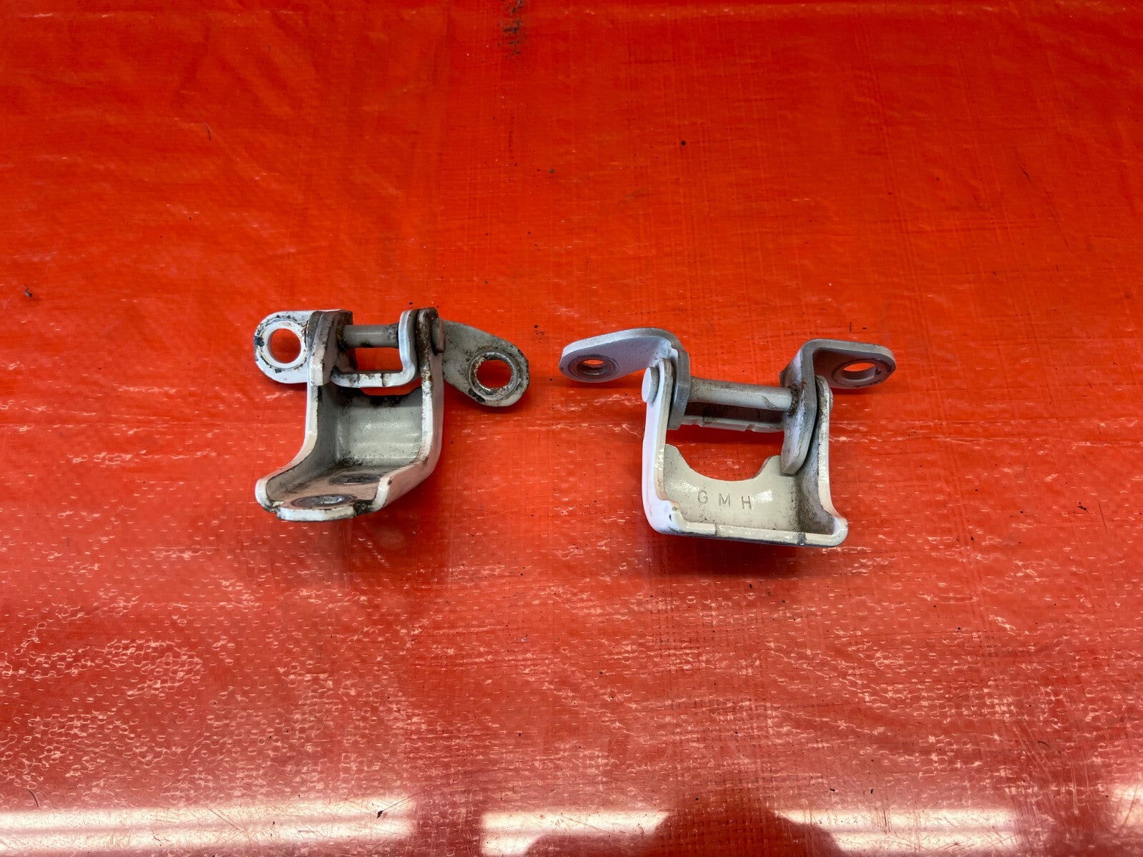 09 14 ACURA TSX   DRIVER LEFT REAR   DOOR HINGE SET UPPER LOWER OEM FACTORY #1584