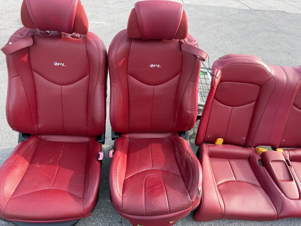 INFINITI G37 Q60 CONVERTIBLE IPL EDITION FRONT SEATS REAR SEATS DOOR PANELS OEM3