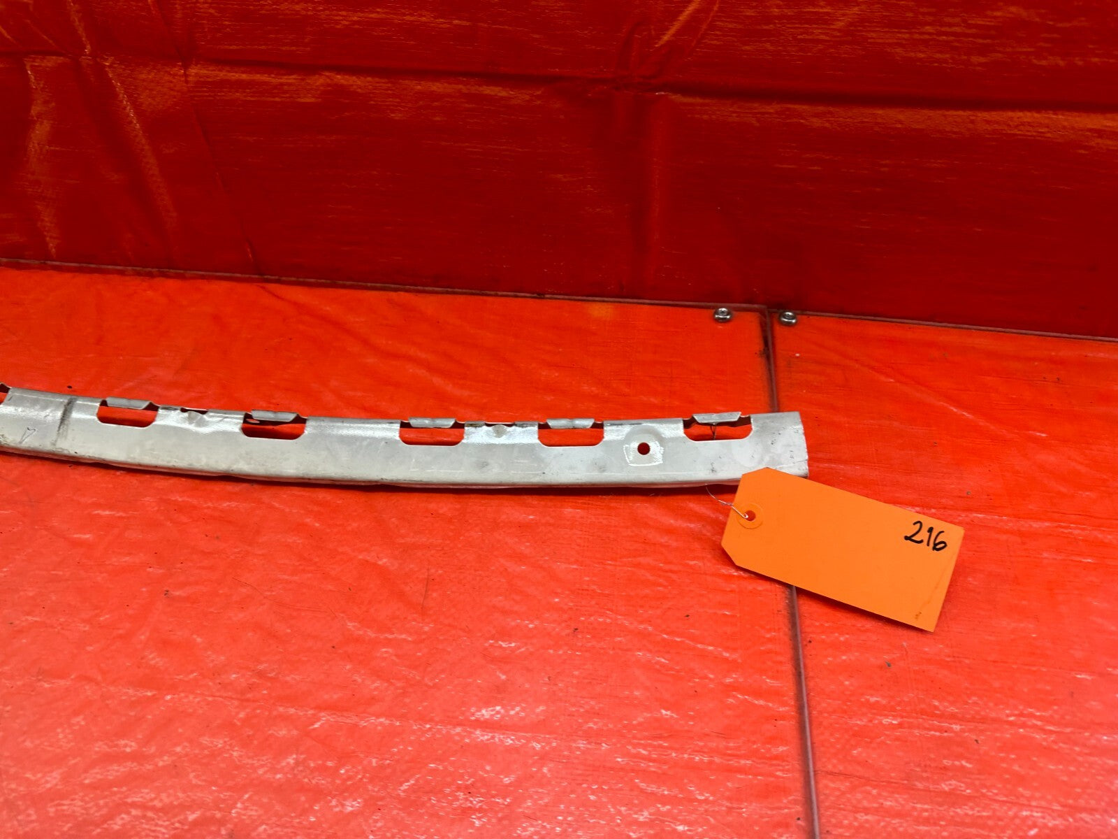 08 15 LANCER EVOLUTION X EVO 10   REAR BUMPER MOUNTING BRACKET BRACE BAR OEM 2175