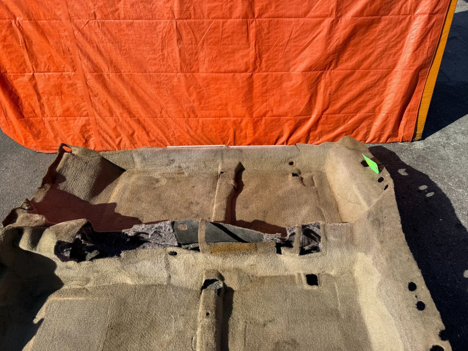 97 01 HONDA PRELUDE   INTERIOR FLOOR CARPET RUG MAT   TAN IN COLOR    OEM #3236
