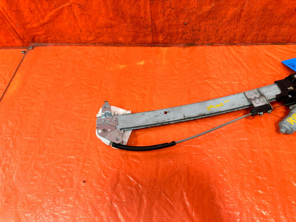 09 14 ACURA TSX   PASSENGER RIGHT REAR   WINDOW REGULATOR W/ MOTOR   OEM #3217