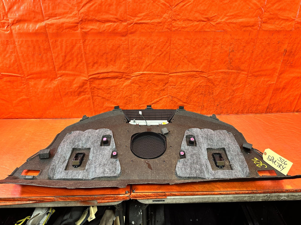 10 16 HYUNDAI GENESIS COUPE   REAR SPEAKER COVER TRAY LINER TRIM   W/ SUB 3267