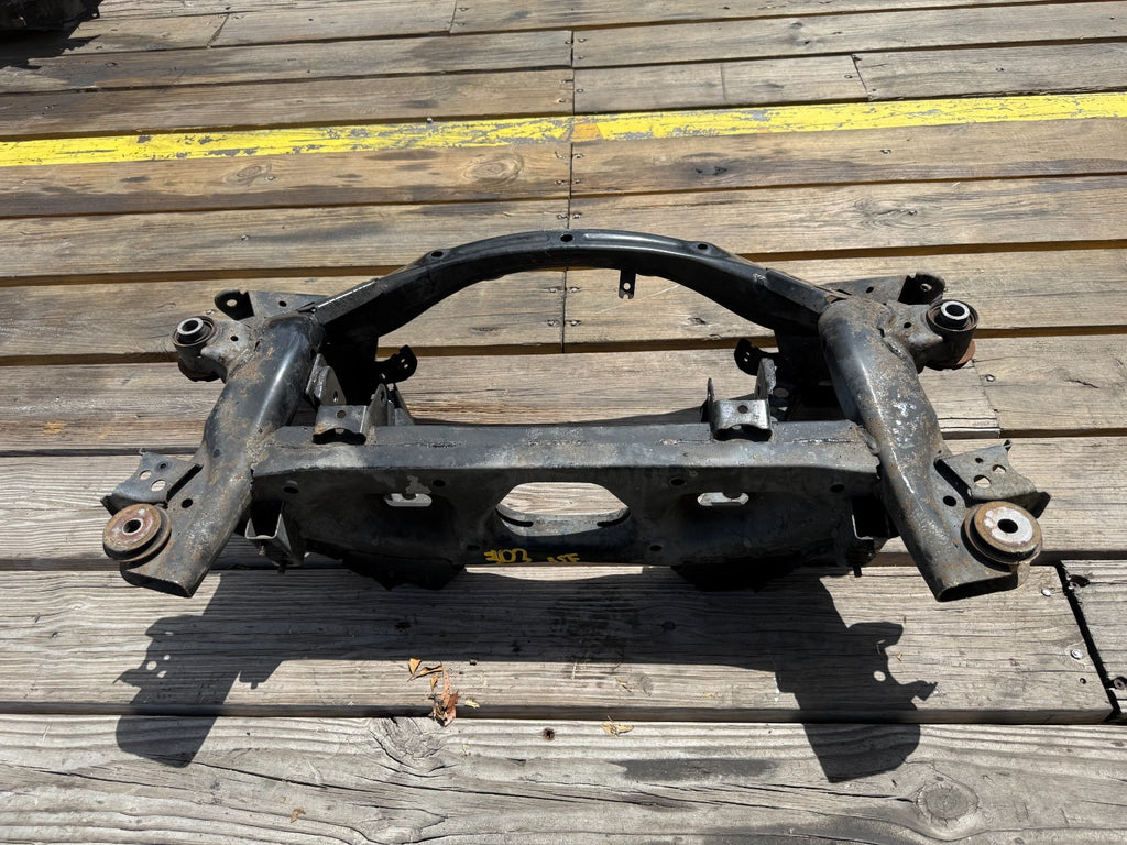 04 11 MAZDA RX8 RX 8   REAR SUB FRAME CROSSMEMBER MOUNTING BRACKETS   OEM 3030