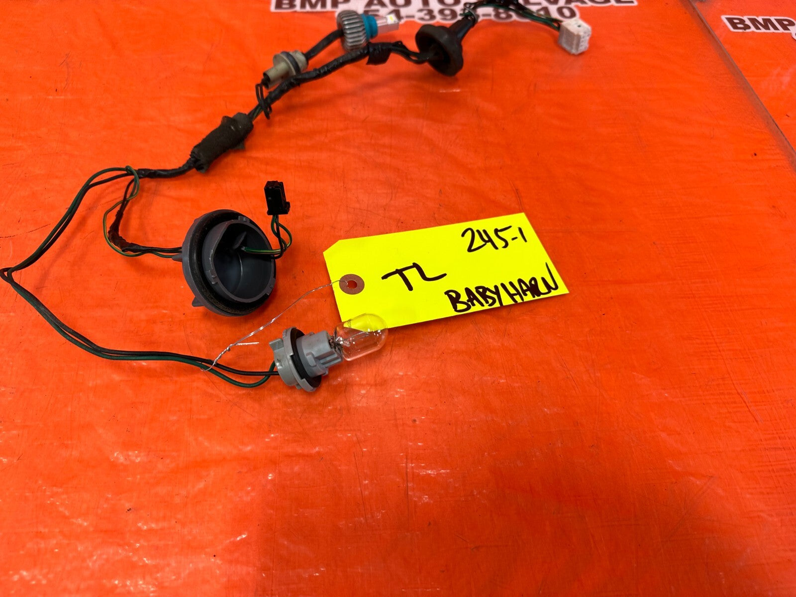 08 15 INFINITI G37 & Q60 2D COUPE TAIL LIGHT LAMP WIRING HARNESS WIRE LOOM OEM4