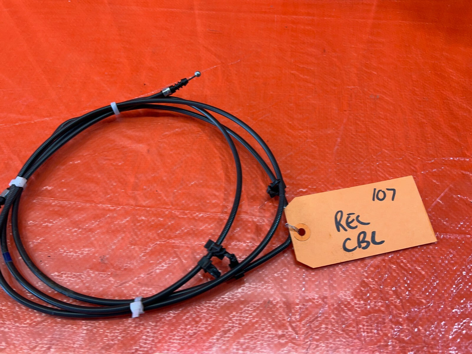 04 08 ACURA TL   TRUNK RELEASE CABLE OPENER LEVER   OEM FACTORY #1074