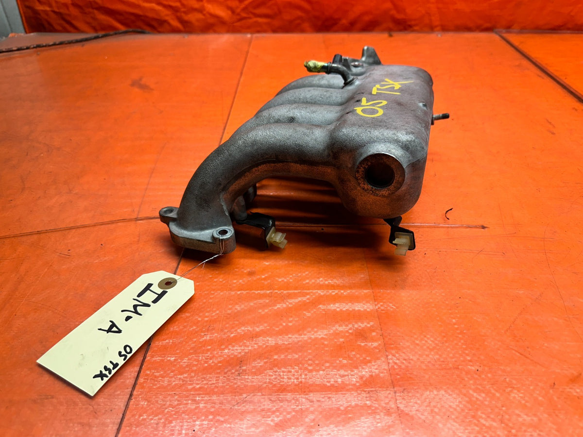 04-05 ACURA TSX 2.4L K24A2 ALUMINUM OUTER INTAKE MANIFOLD PLENUM COVER OEM #05 T4