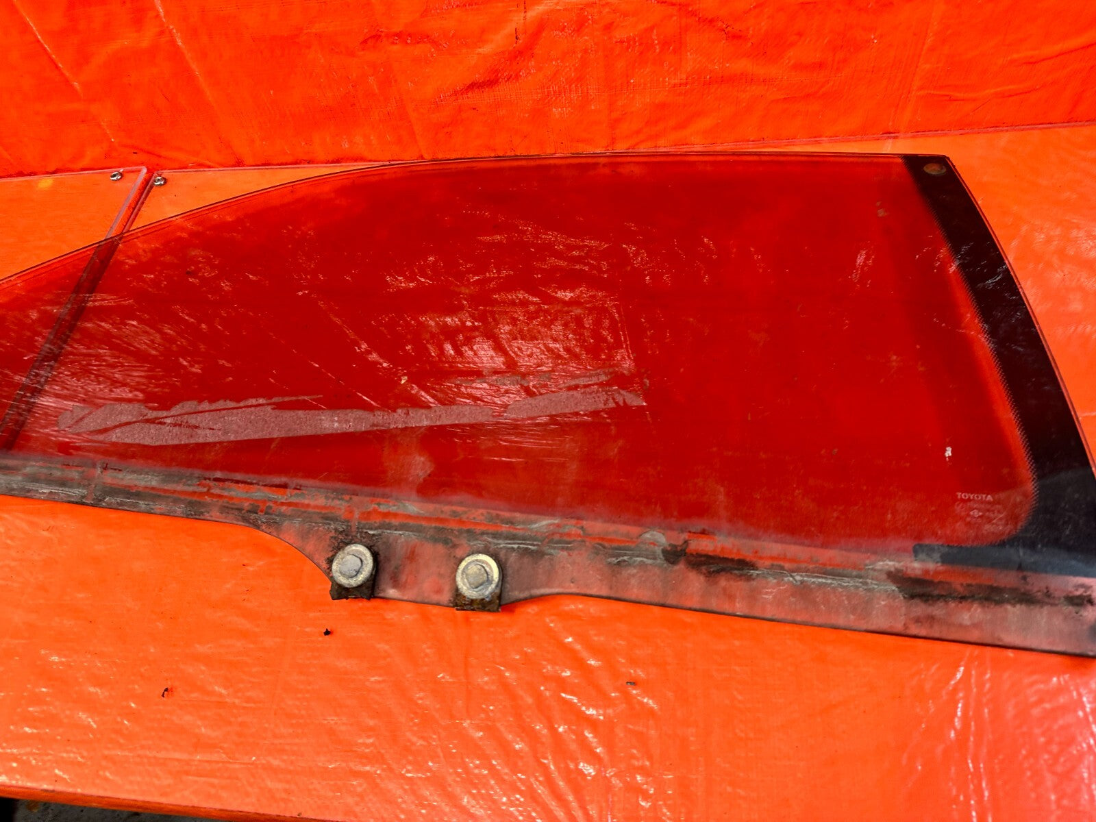 92 94 LEXUS SC300   DOOR GLASS WINDOW   PASSENGER RIGHT SIDE   OEM FACTORY #2766