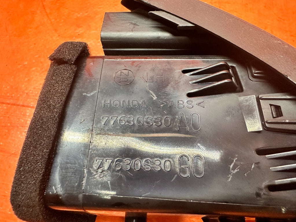 97 01 HONDA PRELUDE PASSENGER RIGHT DASHBOARD A/C AC HEATER AIR VENT OEM #3354
