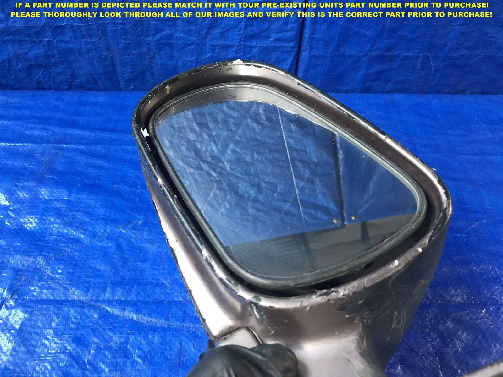 OEM 1990 1991 1992 1993 HONDA ACCORD DRIVER LEFT SIDE VIEW MIRROR BIN13 5