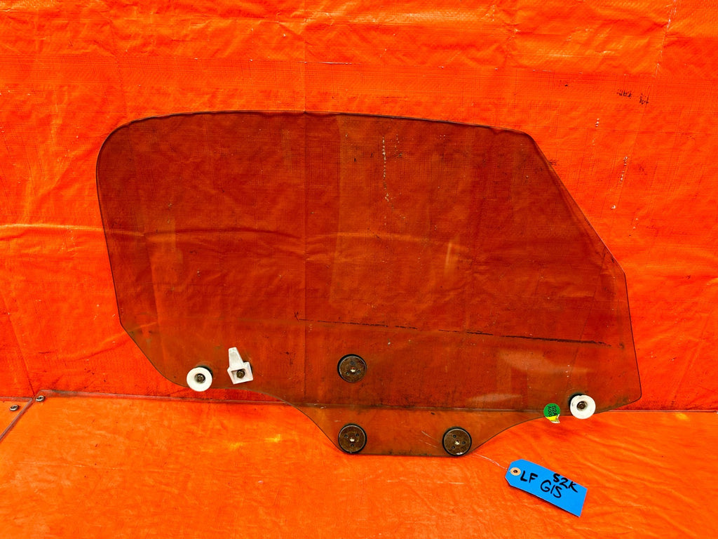 00 09 HONDA S2000   DRIVER LEFT DOOR WINDOW GLASS   OEM #S2K1
