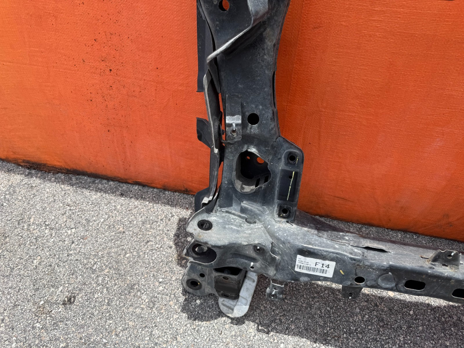 13 16 HYUNDAI GENESIS COUPE FRONT SUBFRAME CROSSMEMBER K FRAME ENGINE CRADLE OEM7