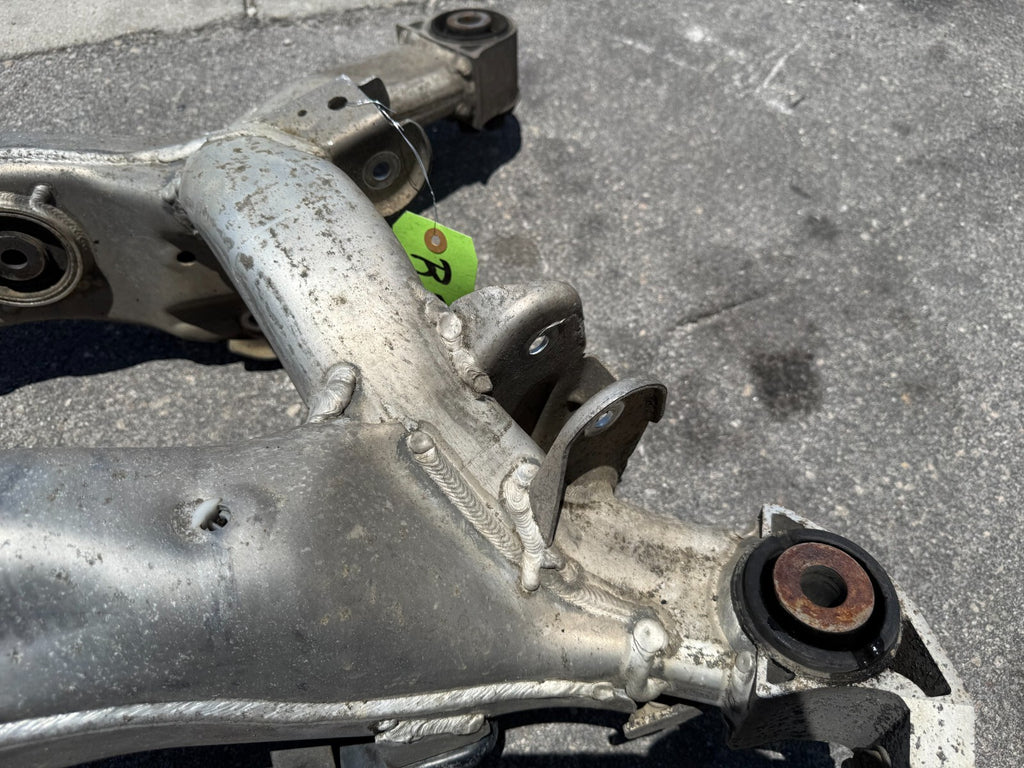 03 07 INFINITI G35 COUPE   REAR SUBFRAME CROSSMEMBER K FRAME   ALUMINUM OEM 29813