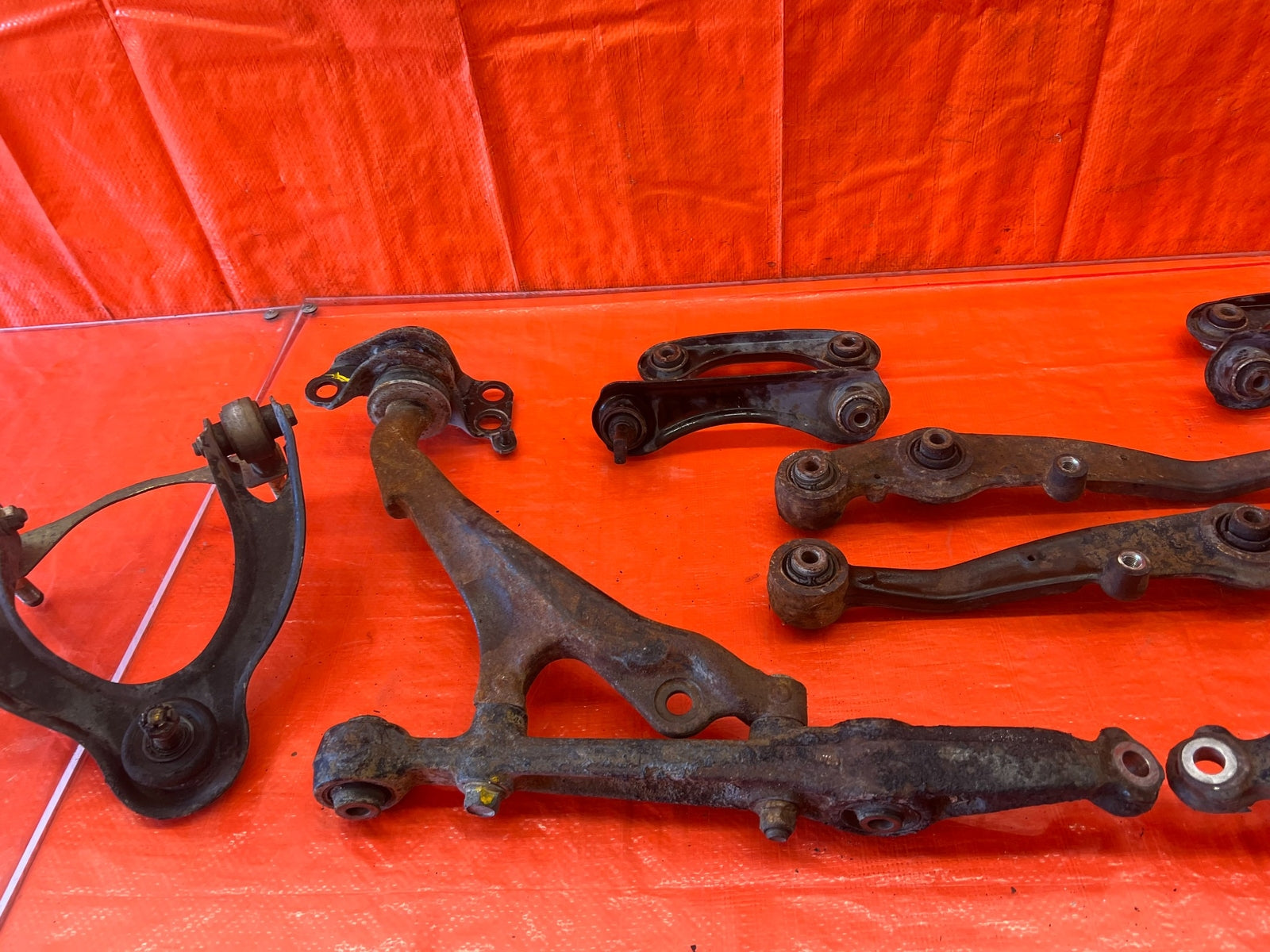 94 01 ACURA INTEGRA FULL CONTROL ARM SET UPPER LOWER FRONT REAR LEFT RIGHT ARMS7
