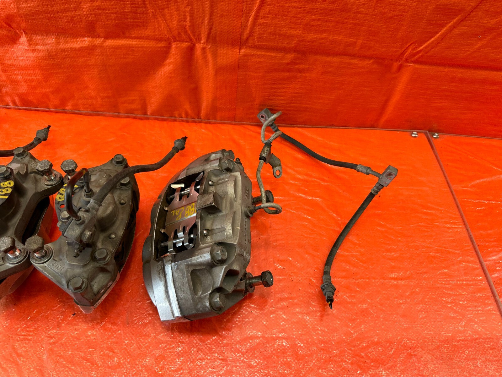 08 15 INFINITI G37 & Q60 SPORT   AKEBONO   BRAKE CALIPERS LEFT & RIGHT   OEM 18823