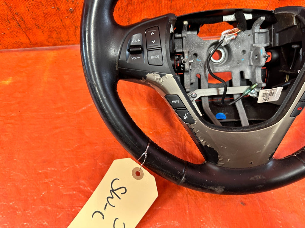 2013 13  HYUNDAI GENESIS COUPE TRACK  STEERING WHEEL W/ PADDLE SHIFTERS OEM 3267