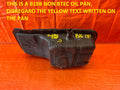 92 01 ACURA INTEGRA   NON VTEC   B18B B18A    TURBO TAPPED OIL PAN ASSEMBLY OEM0