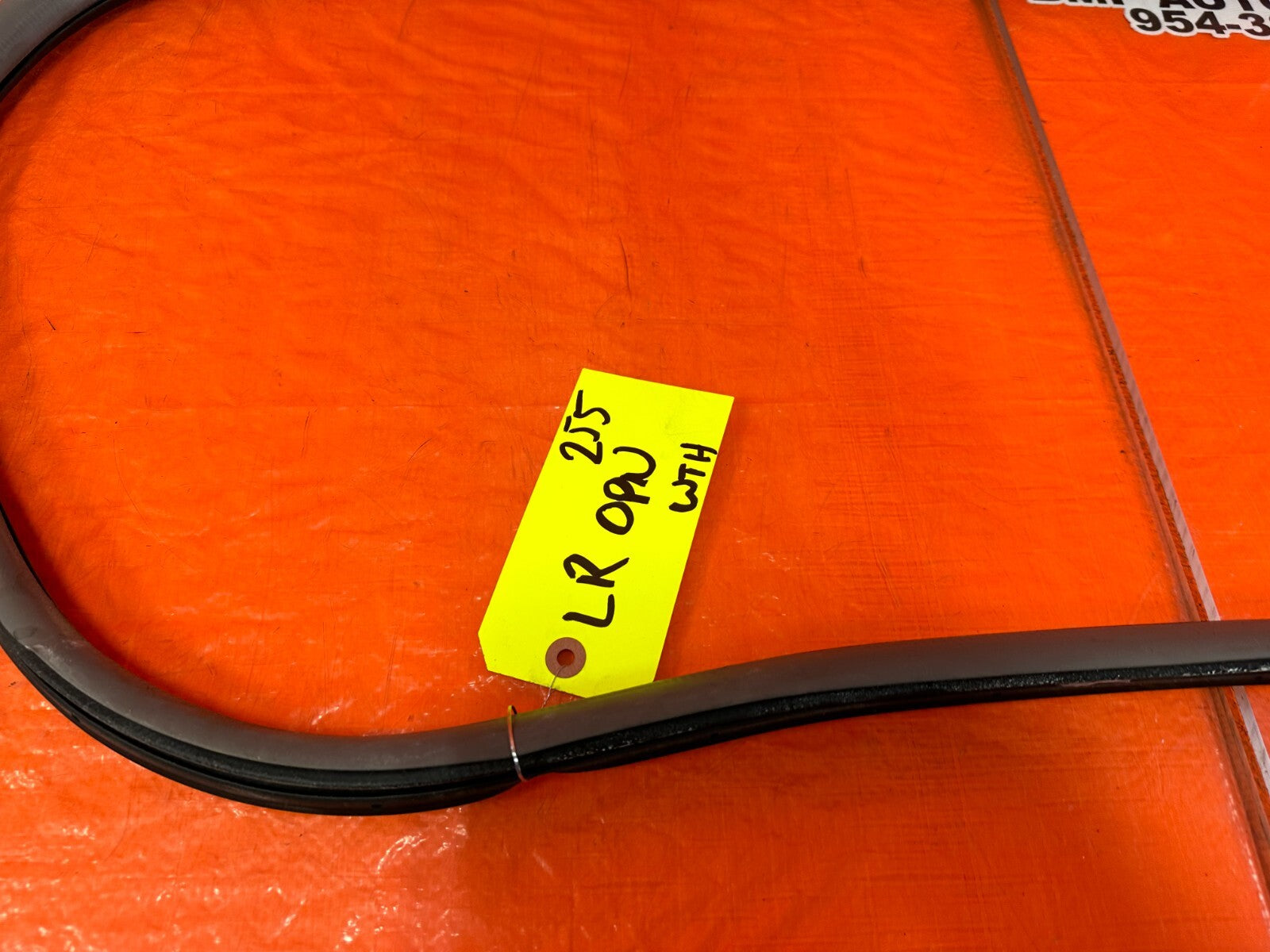 09 14 ACURA TSX   DRIVER LEFT REAR DOOR TO CHASSIS OPEN TRIM SEAL OEM 2556