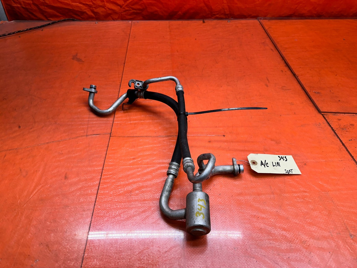 14-15 INFINITI Q50 3.7L A/C AIR CONDITIONING COMPRESSOR REFRIGERANT LINES OEM #30