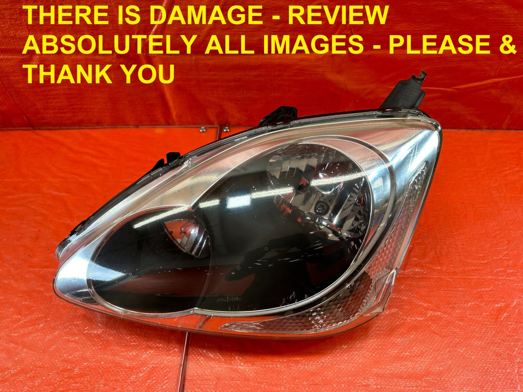04 05 HONDA CIVIC SI EP3 HATCHBACK   DRIVER LEFT HEADLIGHT HEADLAMP   OEM DAMAGE0