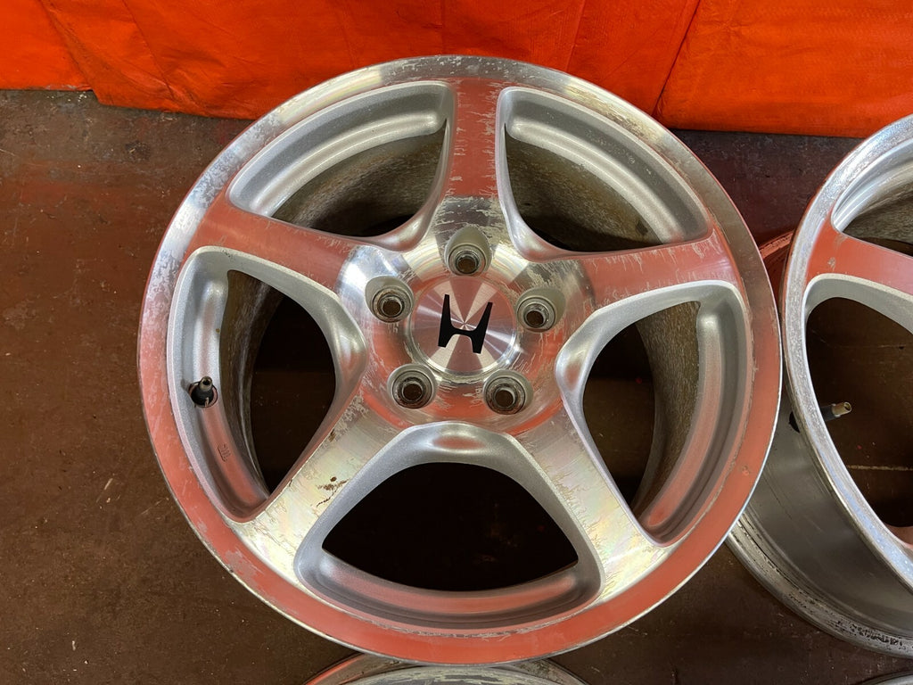 00 03 HONDA S2000 AP1   GENUINE FACTORY WHEEL SET   WHEELS RIMS   FRONT REAR OEM1