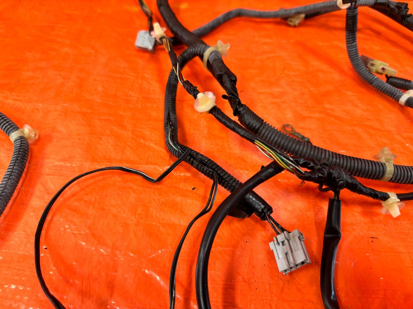 96 98 HONDA CIVIC EX & HX 2D REAR TAIL LIGHT LAMP TRUNK WIRING WIRE HARNESS #28410