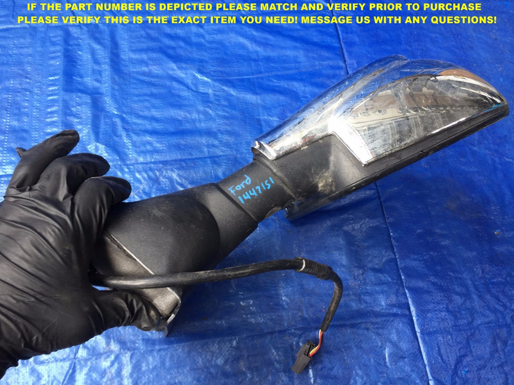 OEM 1999 2000 2001 2002 2003 2004 FORD F250 F350 DRIVER LEFT SIDE VIEW MIRROR #48