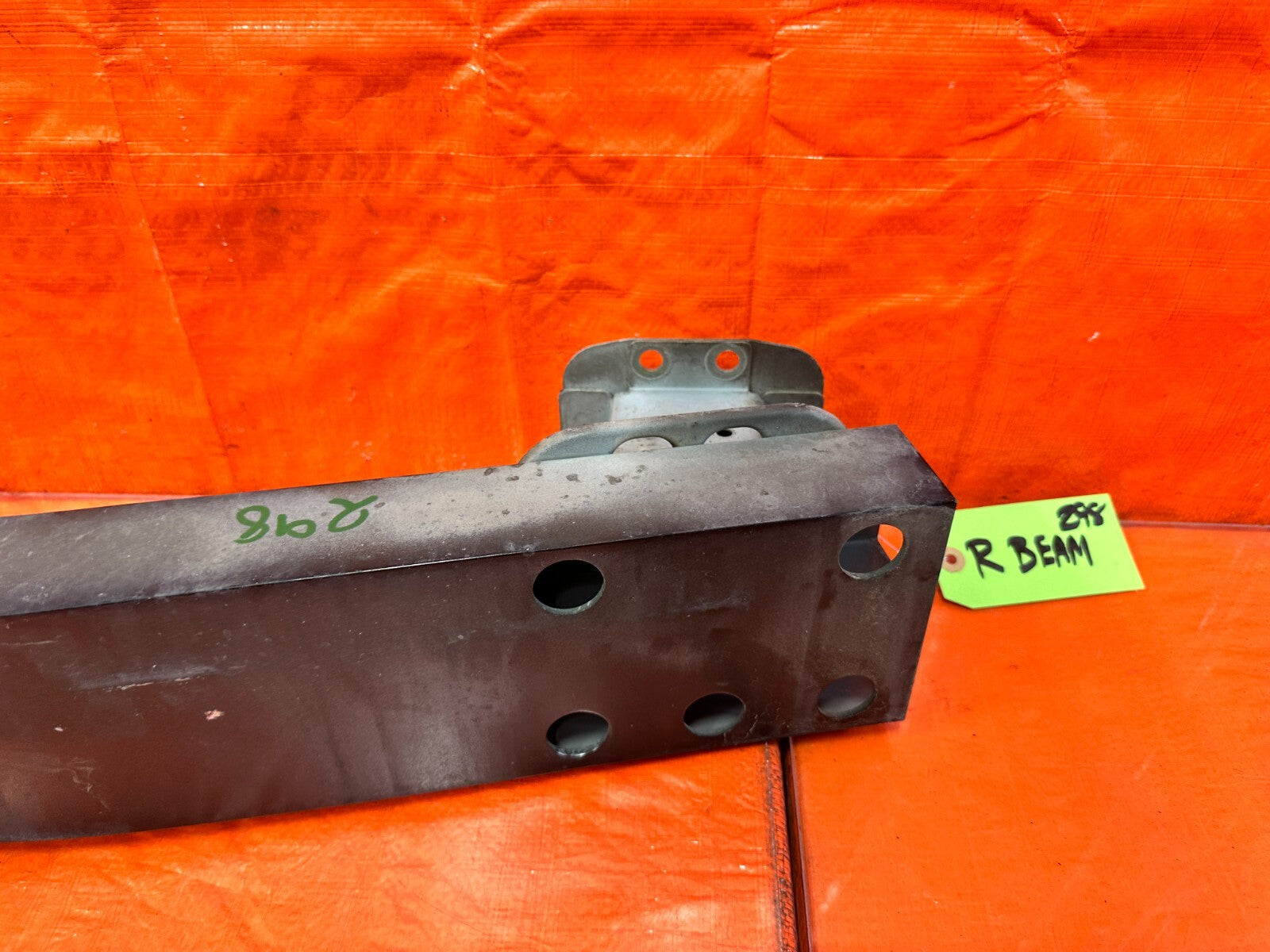 03 07 INFINITI G35 COUPE   REAR CRASH BEAM REINFORCEMENT RE BAR   OEM #2982