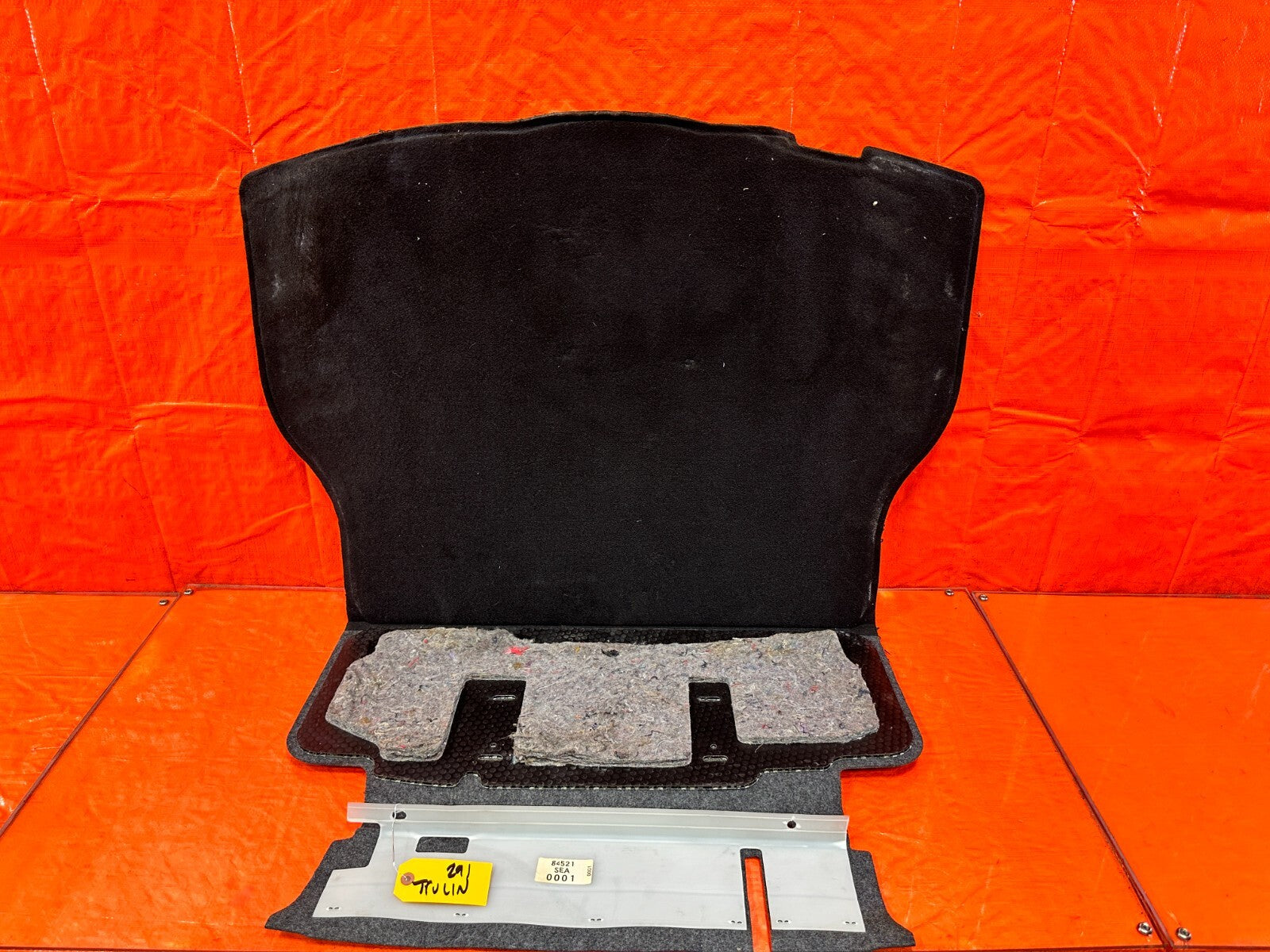 04 08 ACURA TSX   REAR TRUNK FLOOR MAT / SPARE TIRE COVER   OEM FACTORY #2910