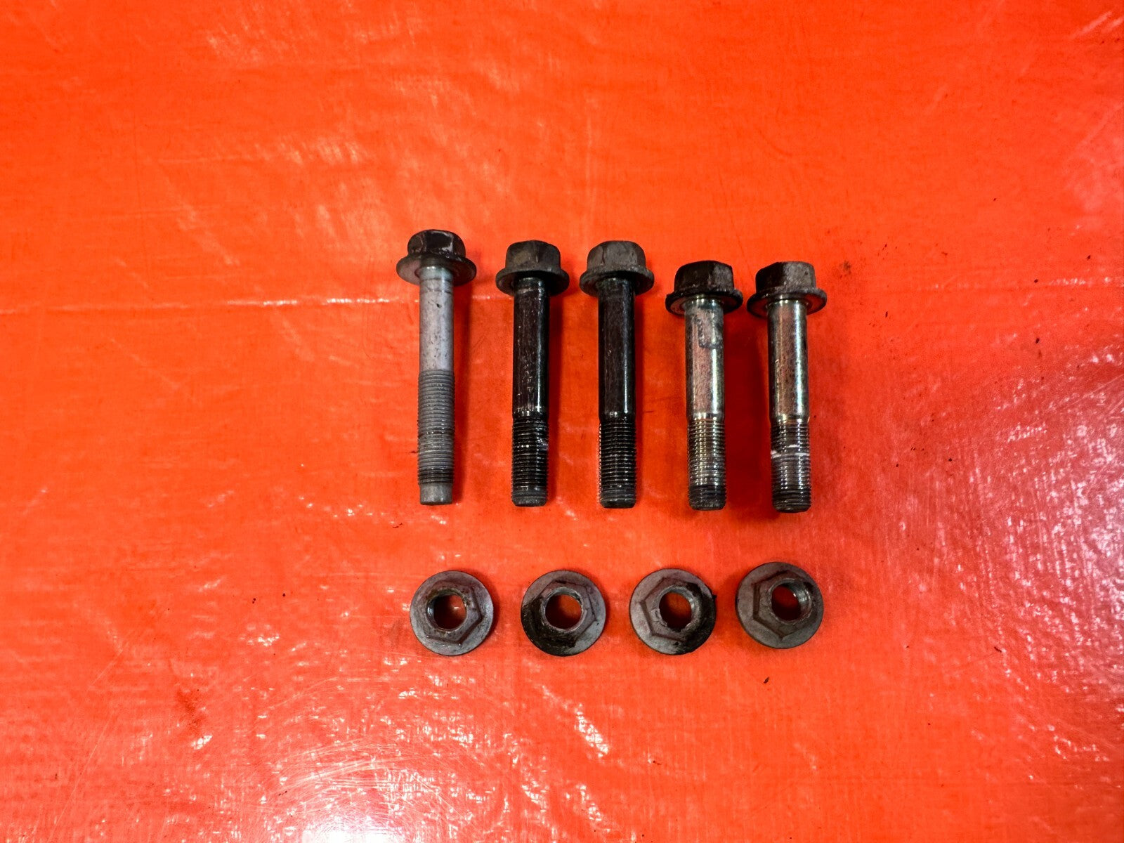 13 20 SUBARU BRZ   REAR LOWER CONTROL ARM BOLTS HARDWARE   OEM FACTORY #2922